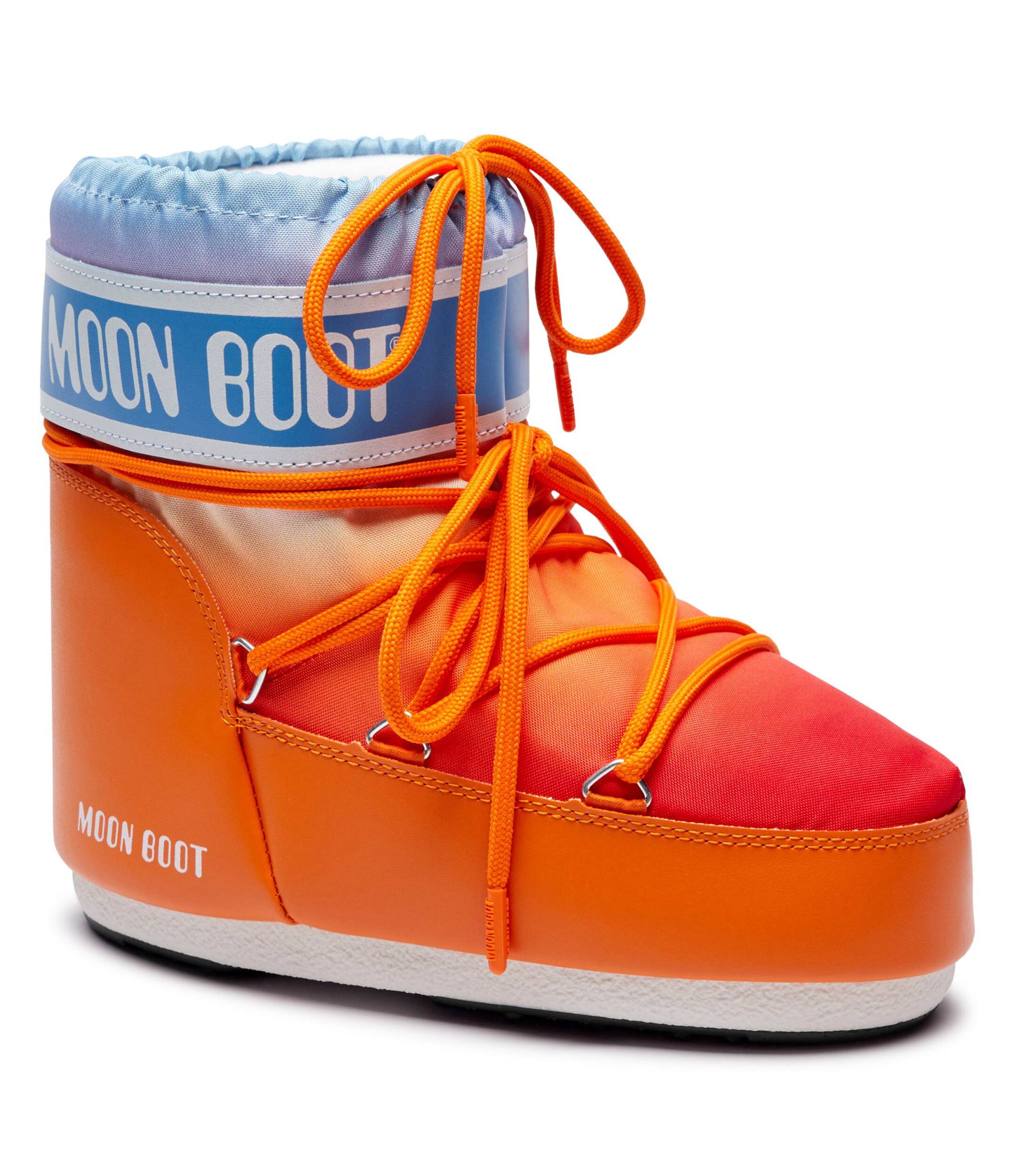 Moon Boot Orange Men\'s Rain & Snow Boots LEGEND FOOTWEAR INC Jupiter-06 Fluffy Snow Boots JUPITER-06  main image 2