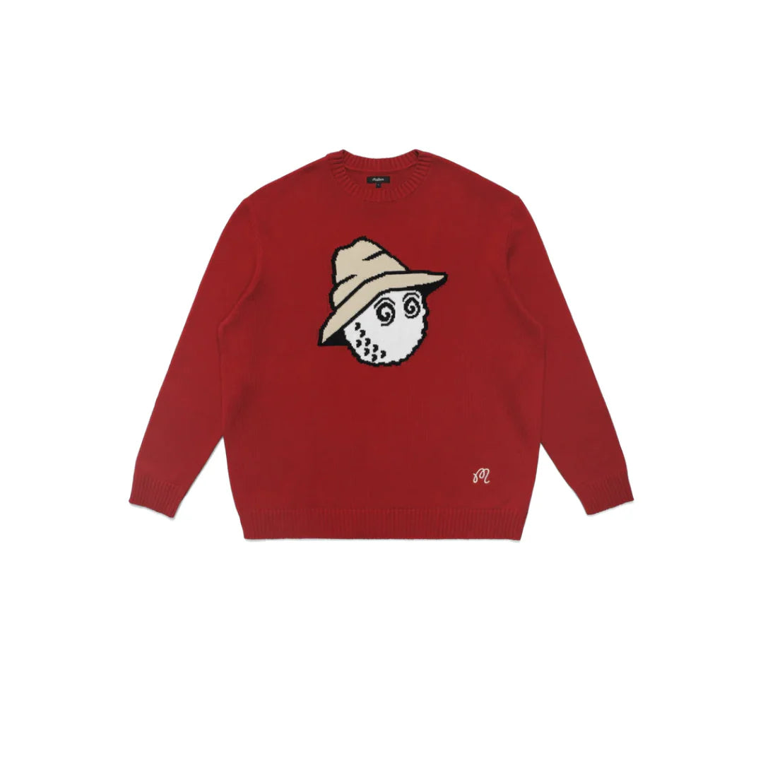 MALBON BUCKETS INTARSIA KNIT SWEATER