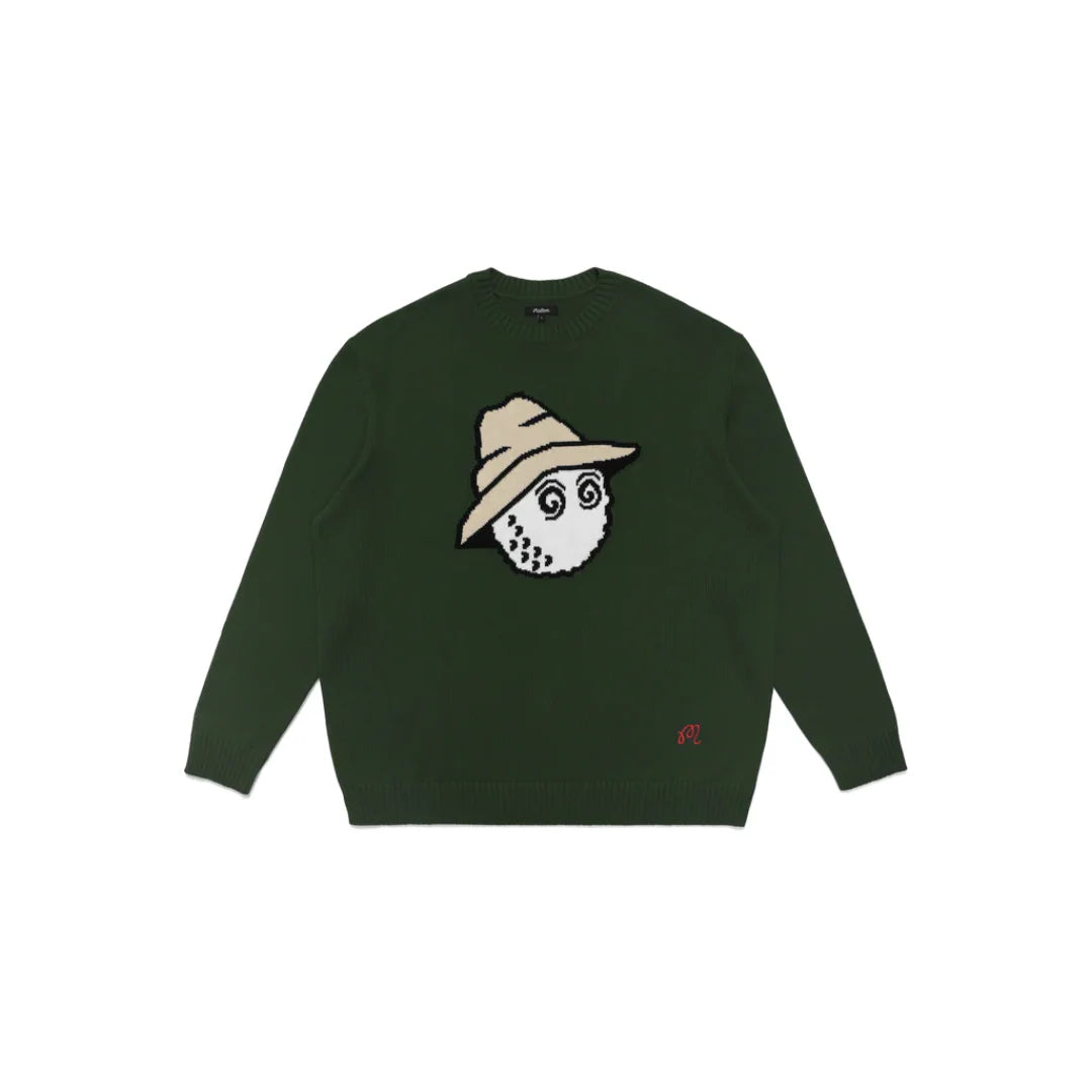 MALBON BUCKETS INTARSIA KNIT SWEATER