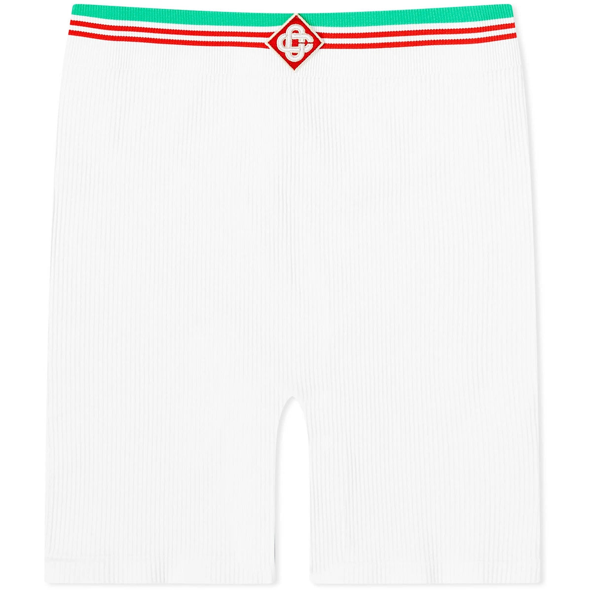 CASABLANCA SEAMLESS RIBBED CYCLING SHORT