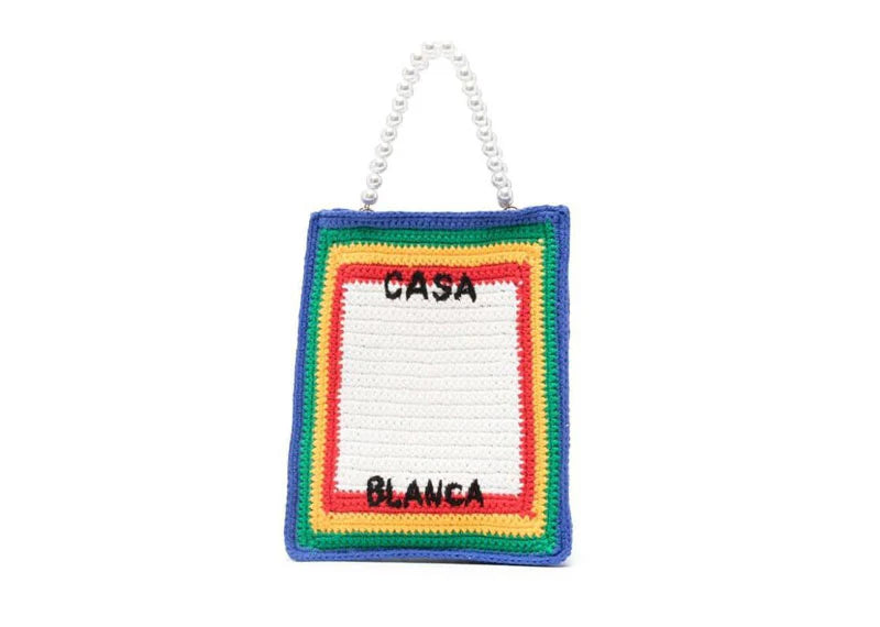 CASABLANCA COTTON MINI CROCHET BAG