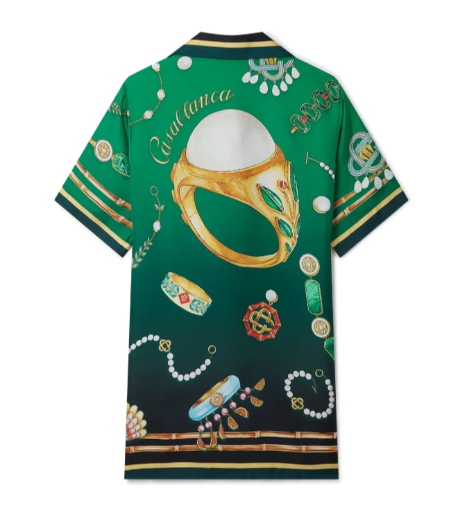 CASABLANCA PRINTED SHIFT DRESS