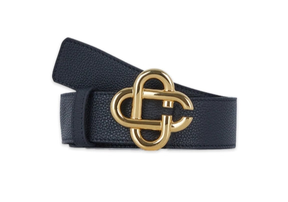 CASABLANCA MENS CC LOGO BUCKLE BELT