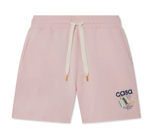CASABLANCA EQUIPEMENT SPORTIF PRINTED SWEATSHORT