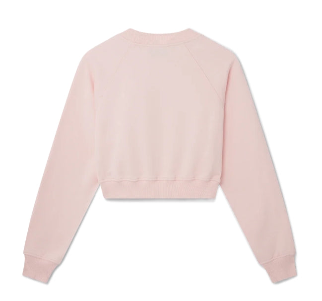 CASABLANCA EQUIPEMENT SPORTIF PRINTED CROPPED SWEATSHIRT