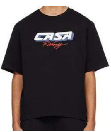 CASABLANCA CASA RACING 3D PRINTED OVERSIZED T-SHIRT