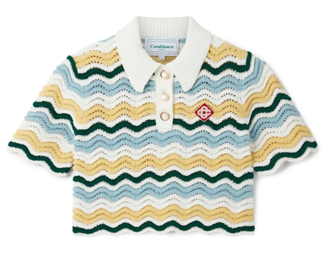 CASABLANCA BOUCLE WAVE TOP