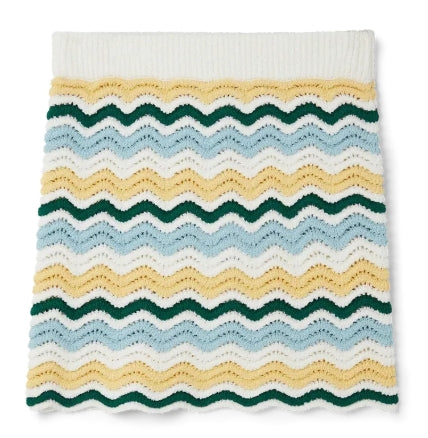 CASABLANCA BOUCLE WAVE SKIRT
