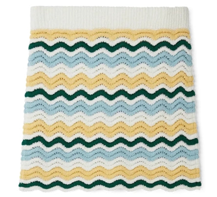 CASABLANCA BOUCLE WAVE SKIRT