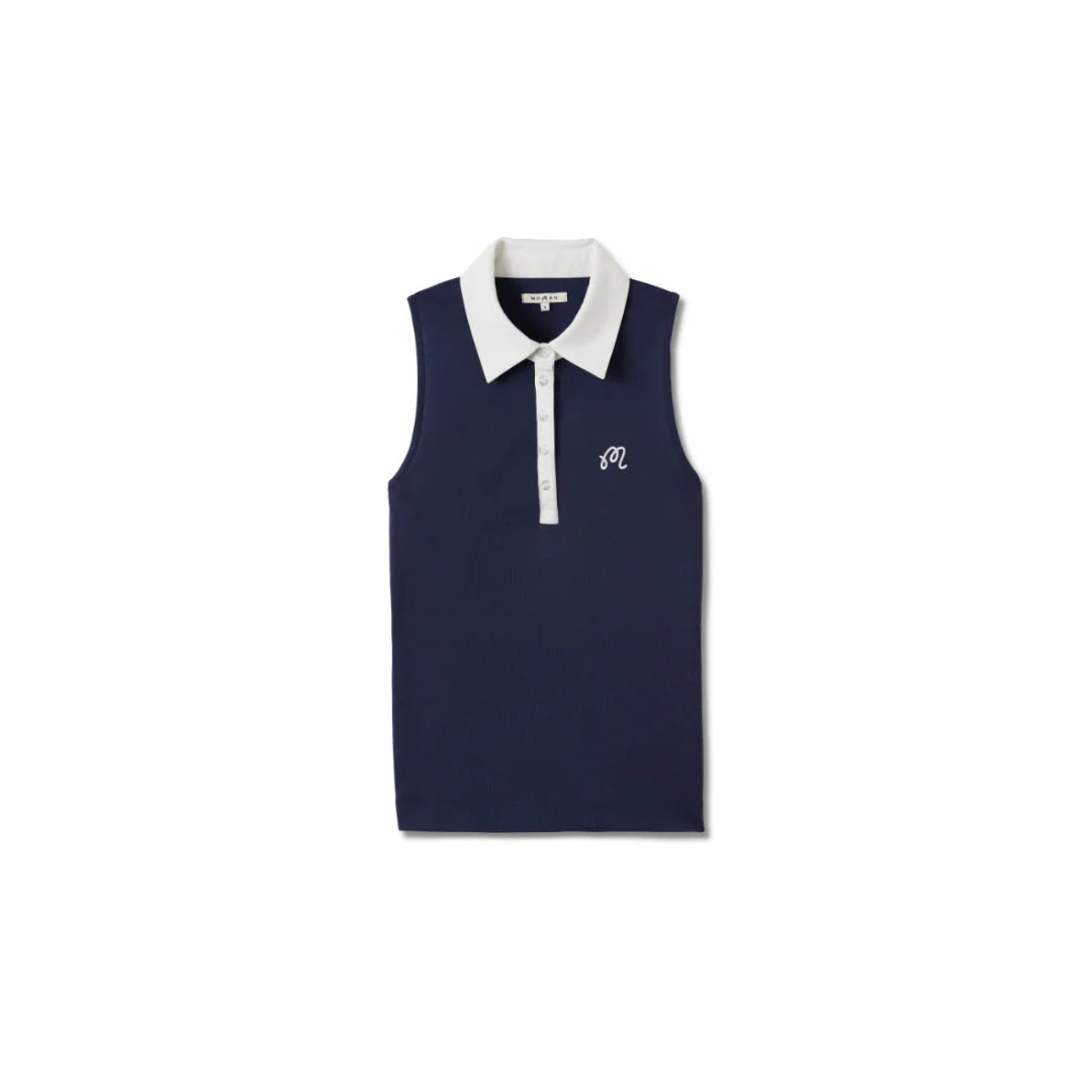 MALBON CLAUDIA SLEEVELESS POLO