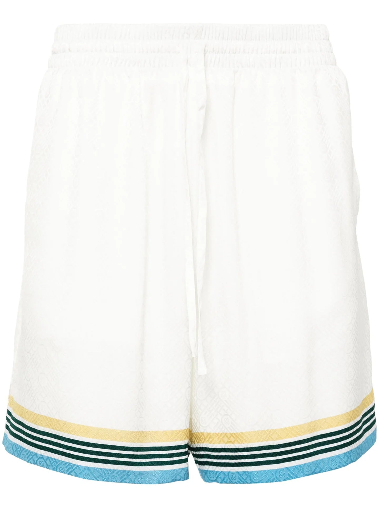 CASABLANCA SILK SHORTS WITH DRAWSTRINGS