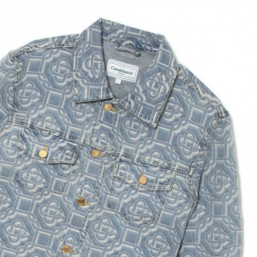 CASABLANCA MONOGRAM JACQUARD CLASSIC JACKET