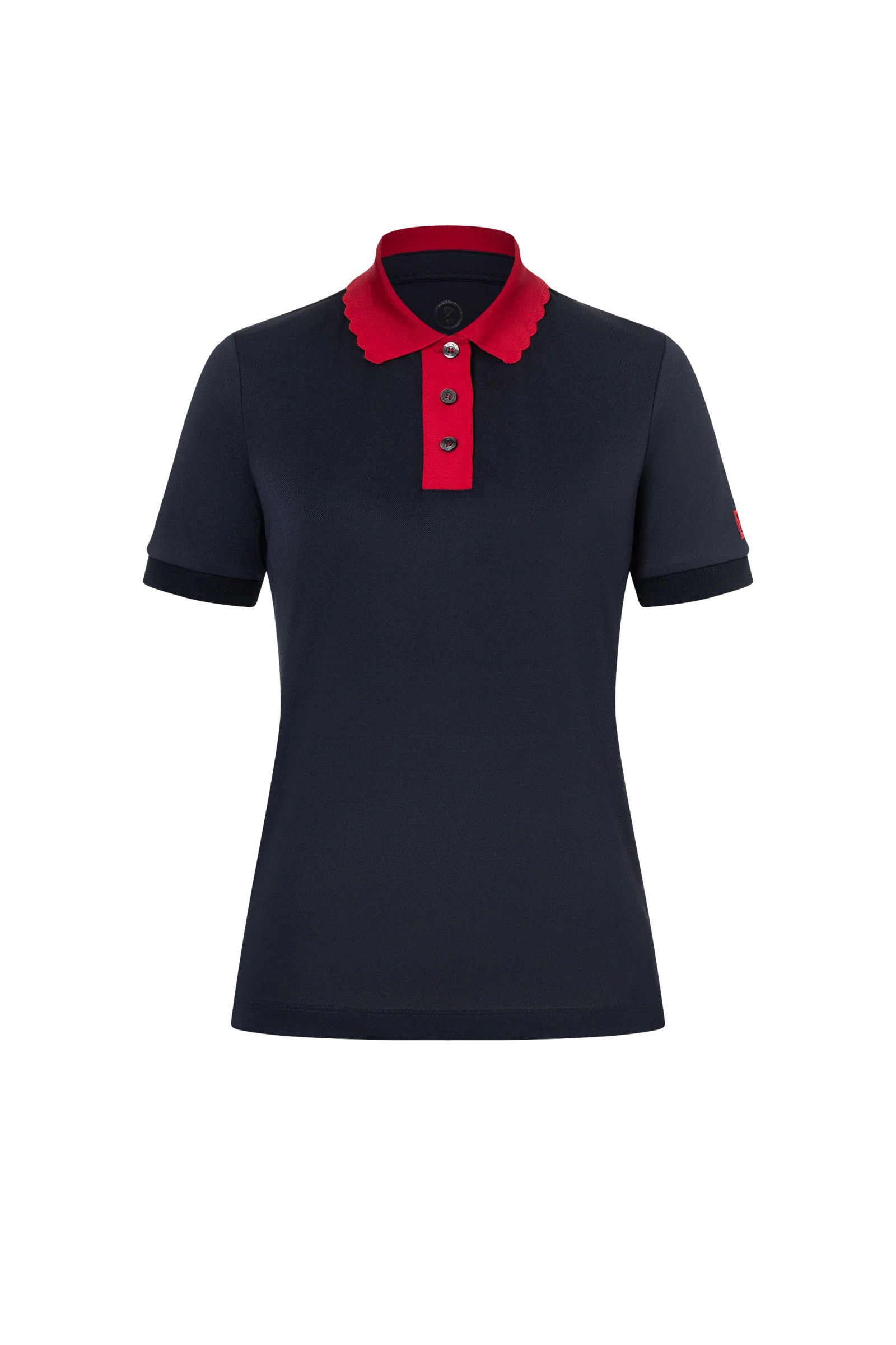 BOGNER CAROLE FUNCTIONAL POLO SHIRT (NAVY, SIZE 36)