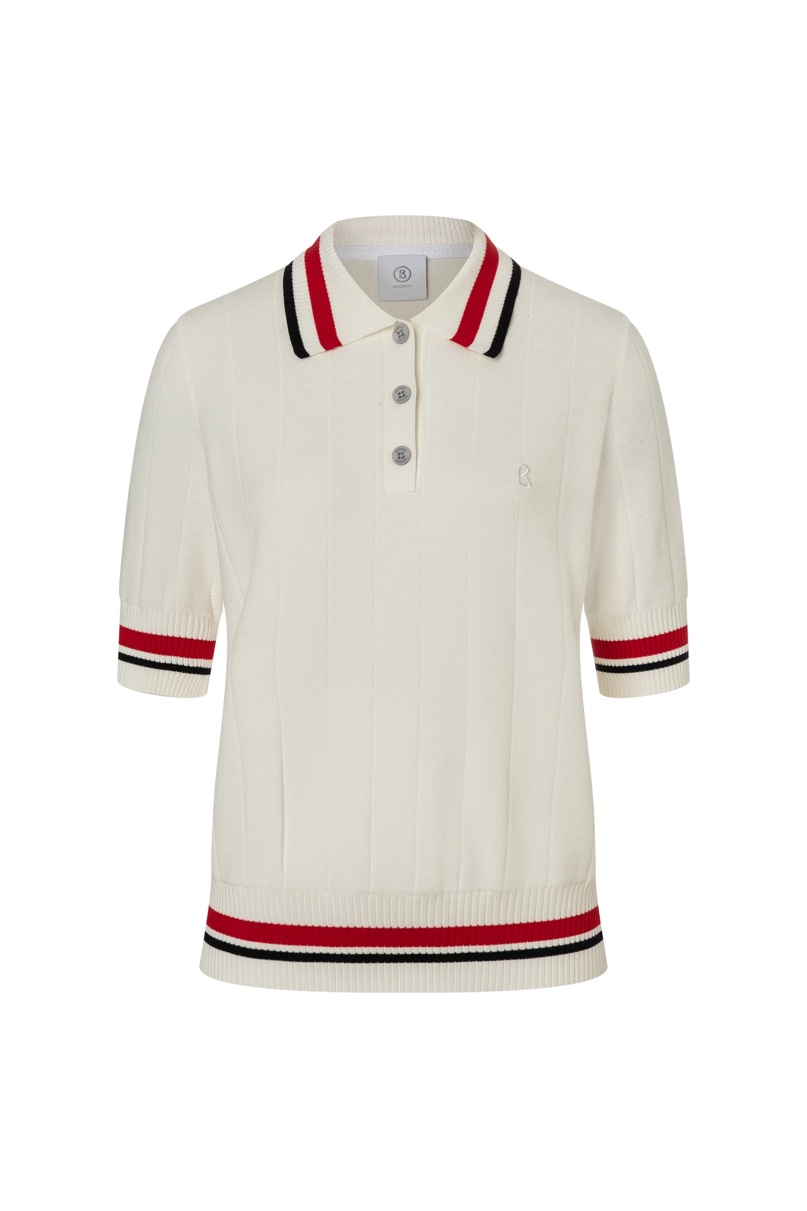 BOGNER LEENIE KINT POLO SHIRT (WHITE, SIZE 34)
