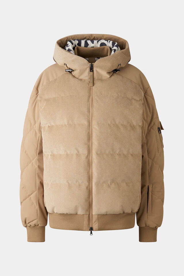 BOGNER COREY CORDUROY SKI JACKET (CAMEL, SIZE 50)