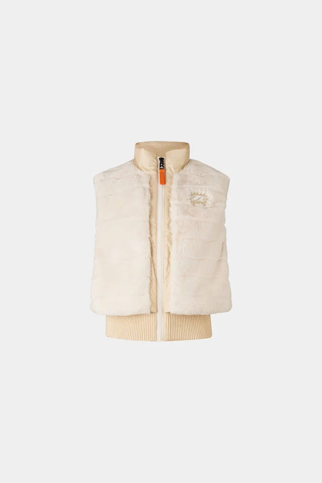 BOGNER KIDS FAUX FUR WAISTCOAT MILENA