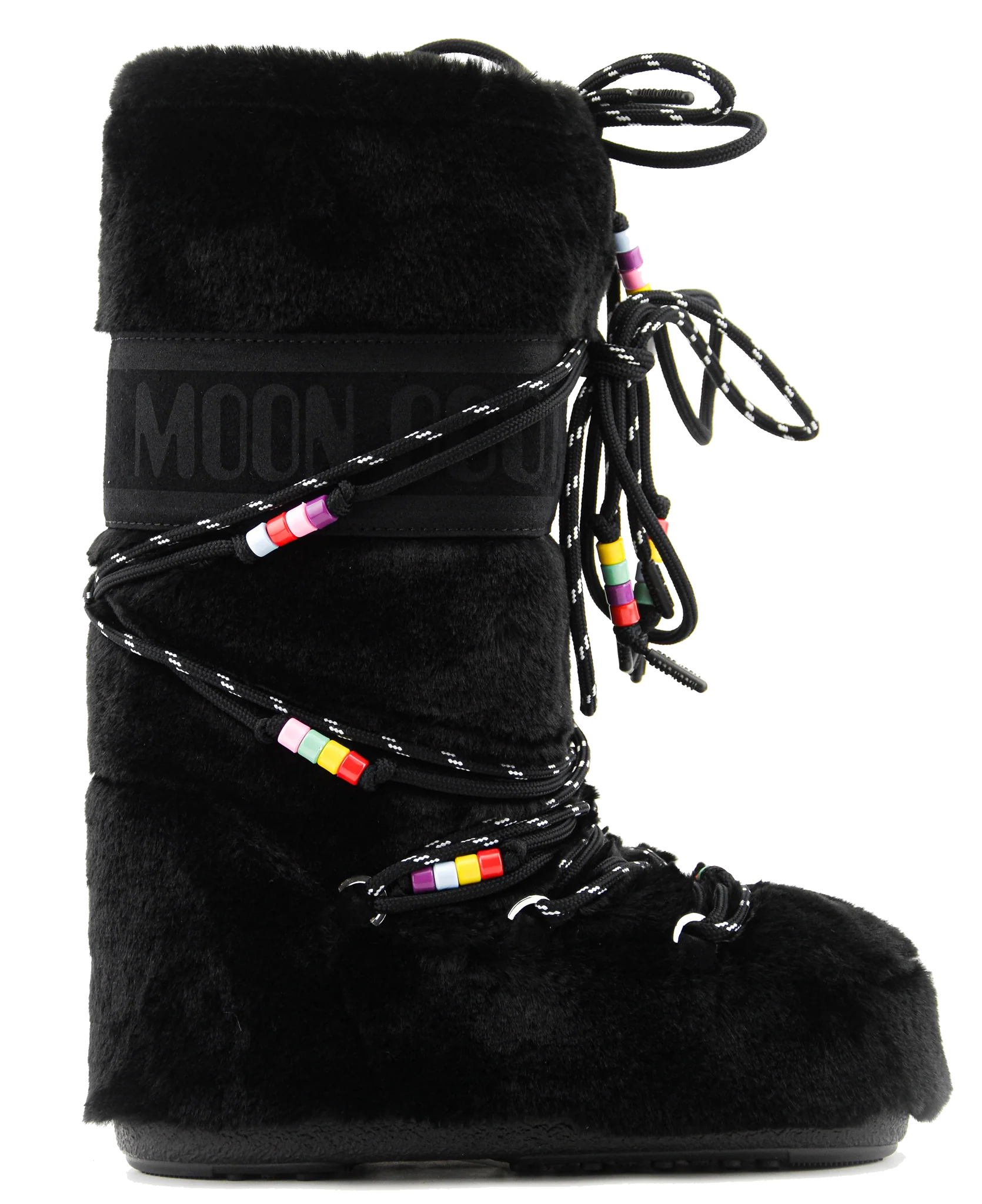 MOON BOOT ICON FAUX FUR BEADS