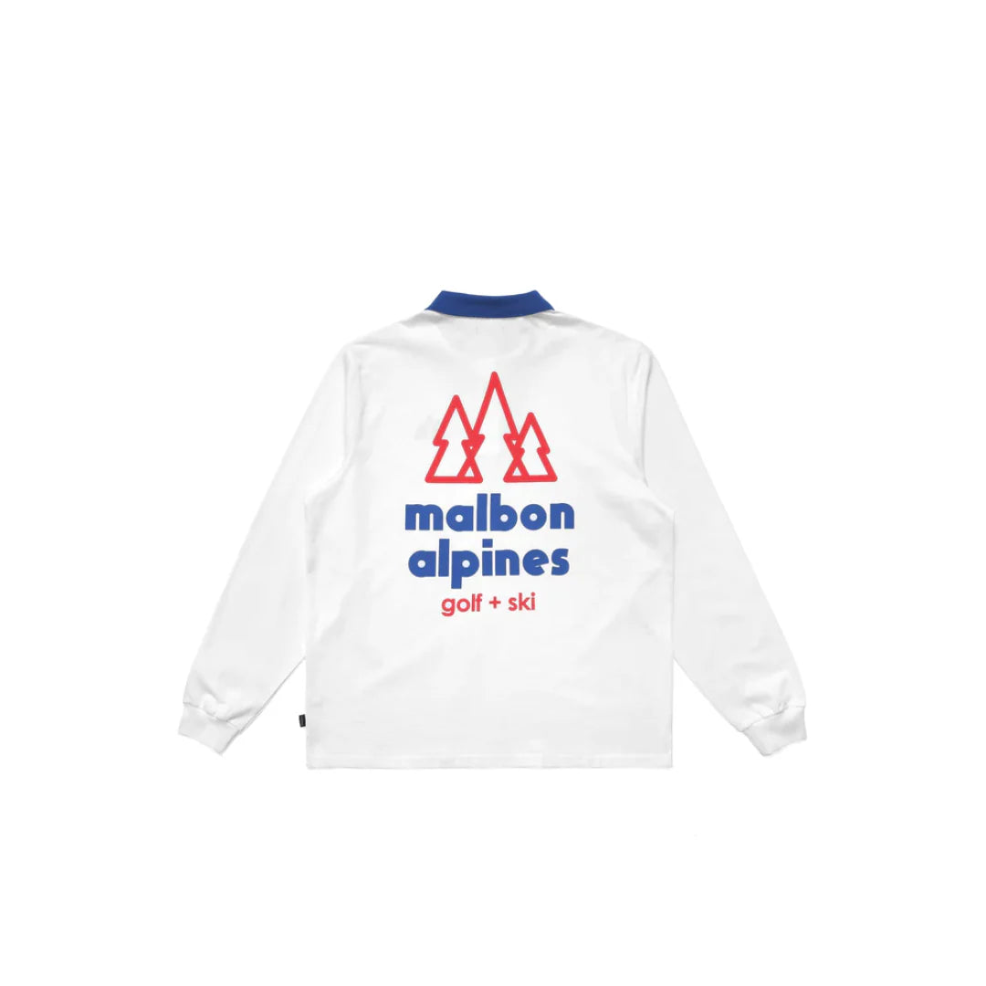 MALBON GOLF&SKI RUGBY LONG SLEEVE POLO