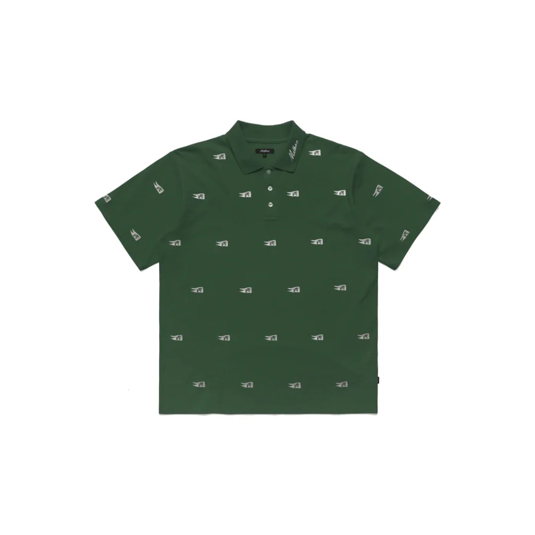MALBON WINSTON FLAG PIQUE POLO
