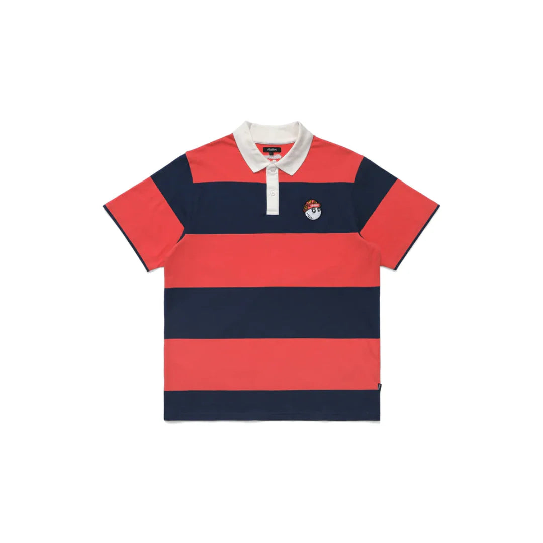 MALBON WIZ STRIPED POLO