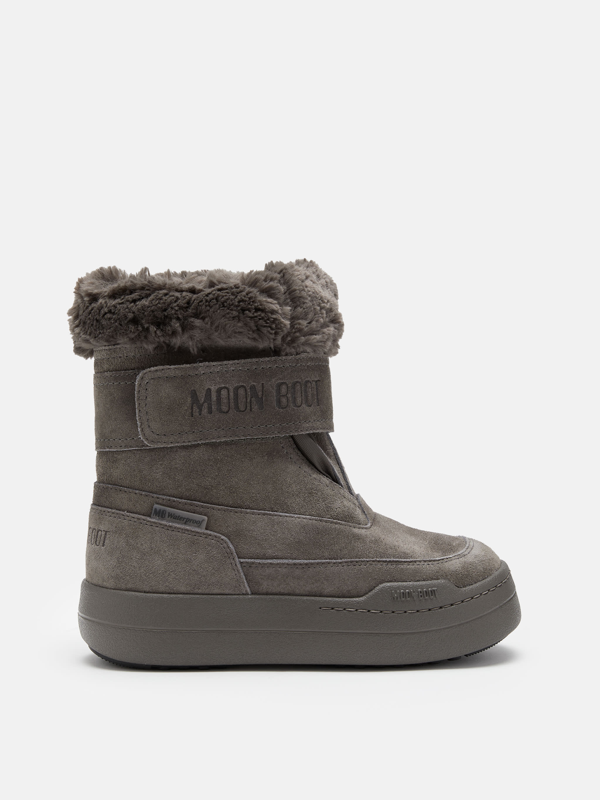MOON BOOT JR PARK STRAP BOOT SUEDE