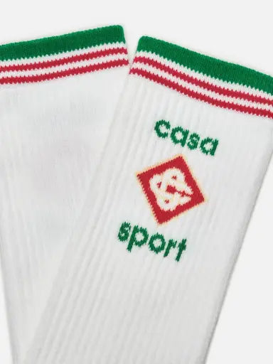 CASABLANCA MID-CALF RIBBED SPORT SOCK