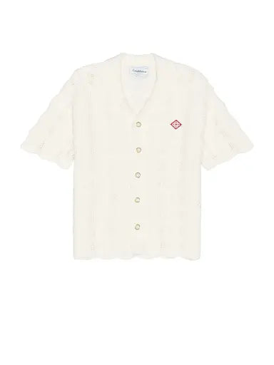 CASABLANCA WAVE TEXTURE SHIRT