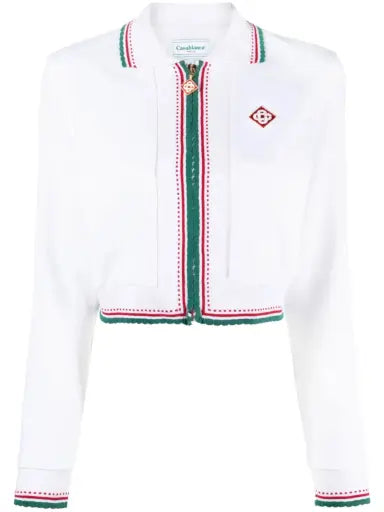 CASABLANCA WM CROPPED TRACK JACKET