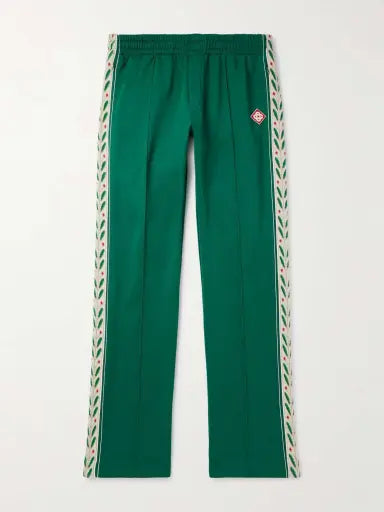 CASABLANCA WM LAUREL TAPE PANELLED SWEATPANTS