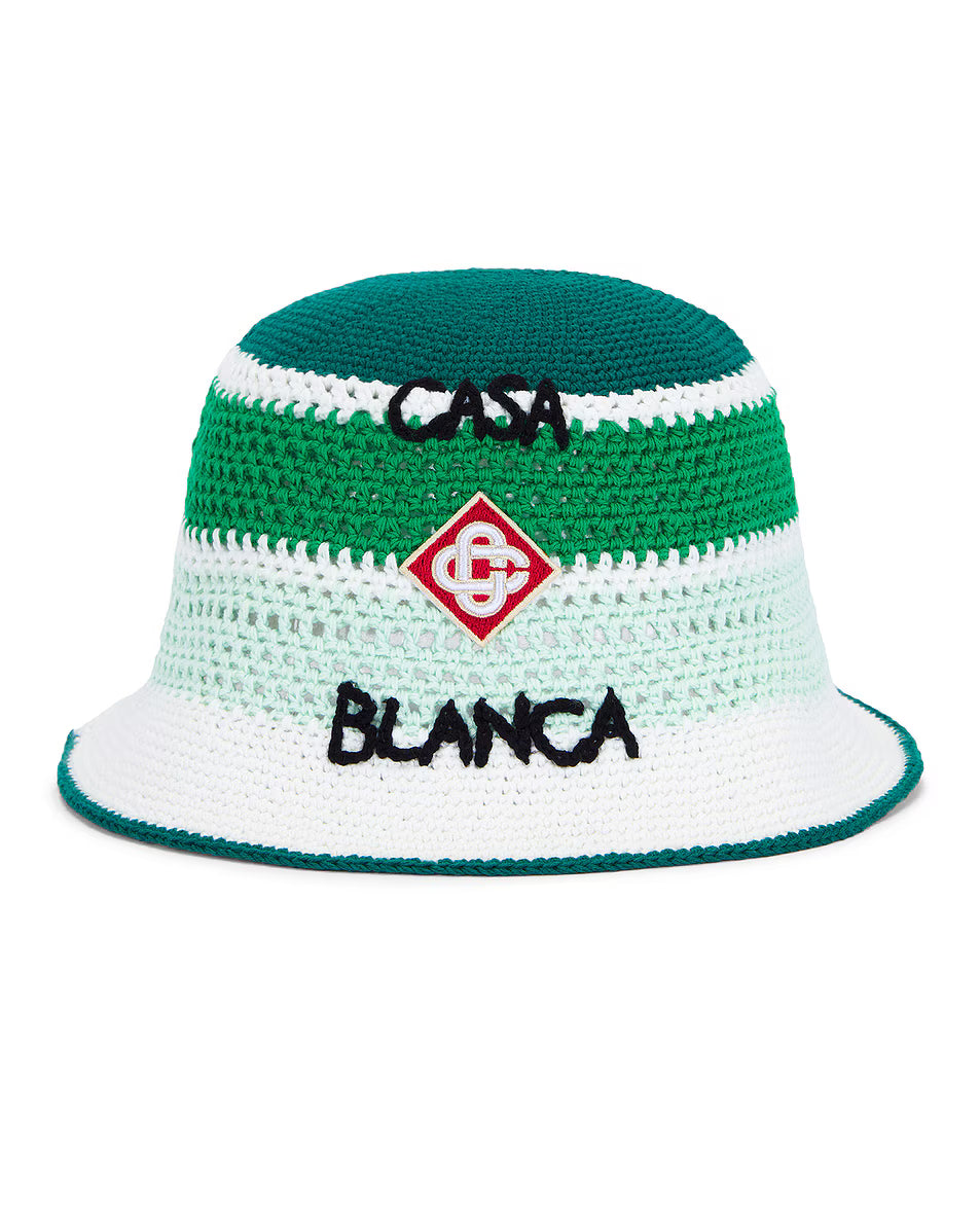 CASABLANCA COTTON CROCHET HAT