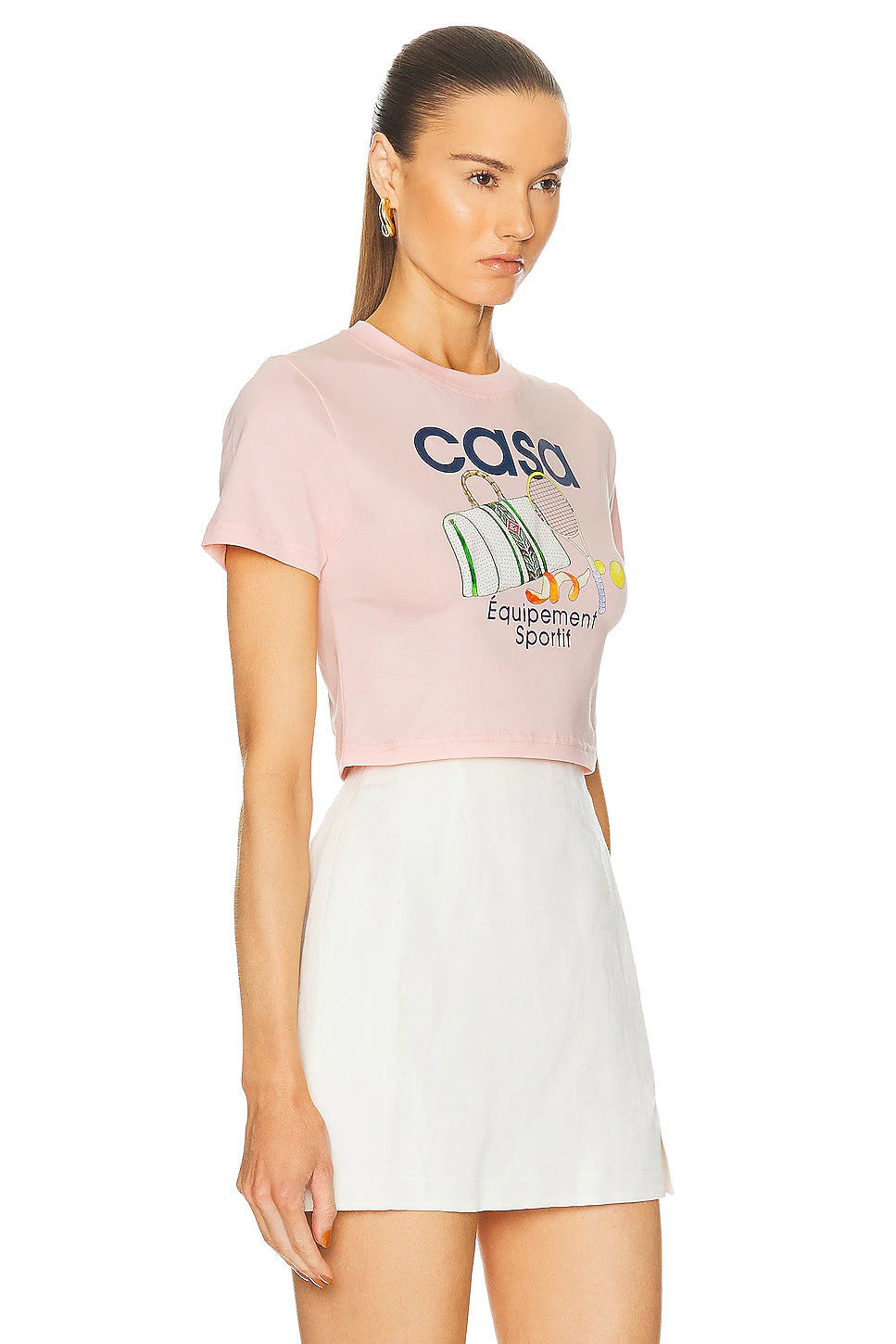 CASABLANCA EQUIPEMENT SPORTIF PRINTED BABY T-SHIRT