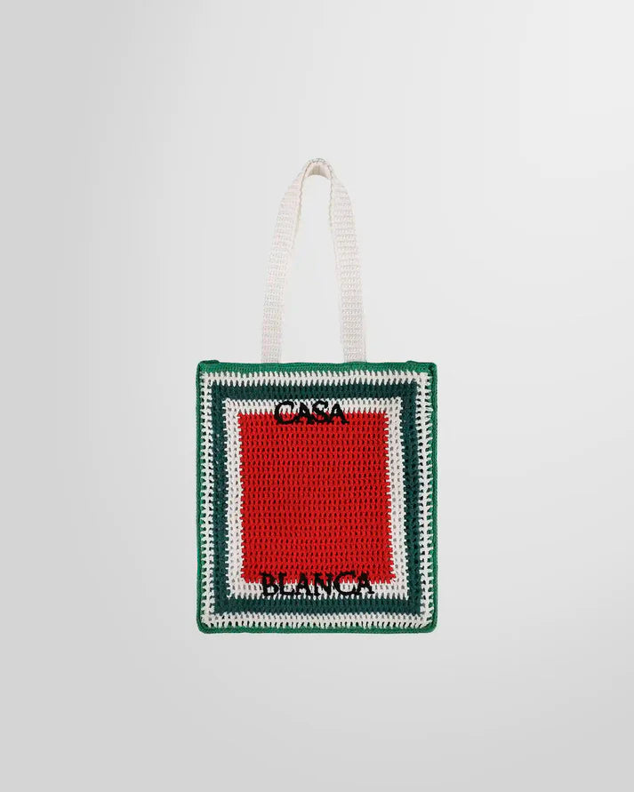 CASABLANCA COTTON CROCHET BAG