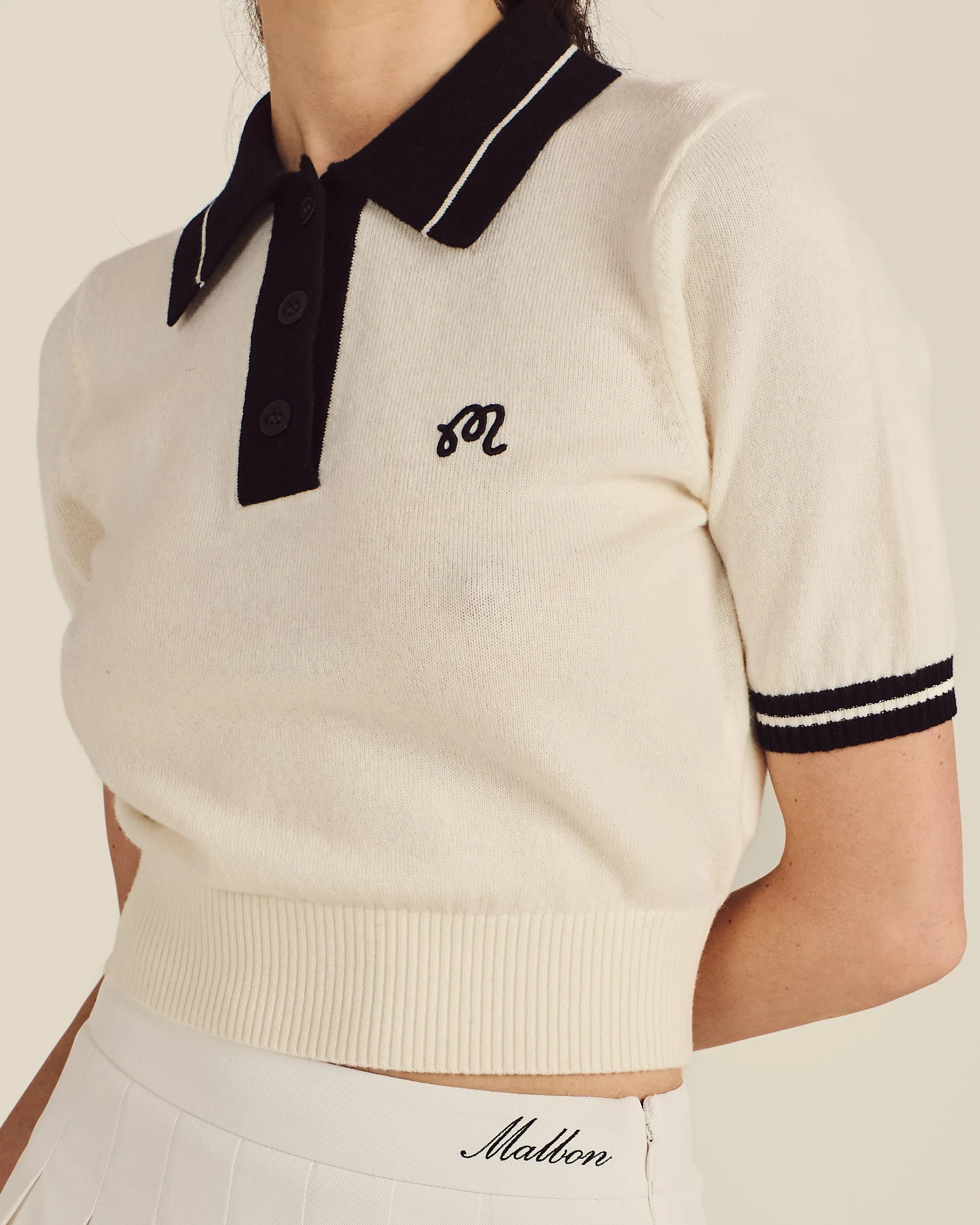 MALBON MIKAYLA KNIT POLO