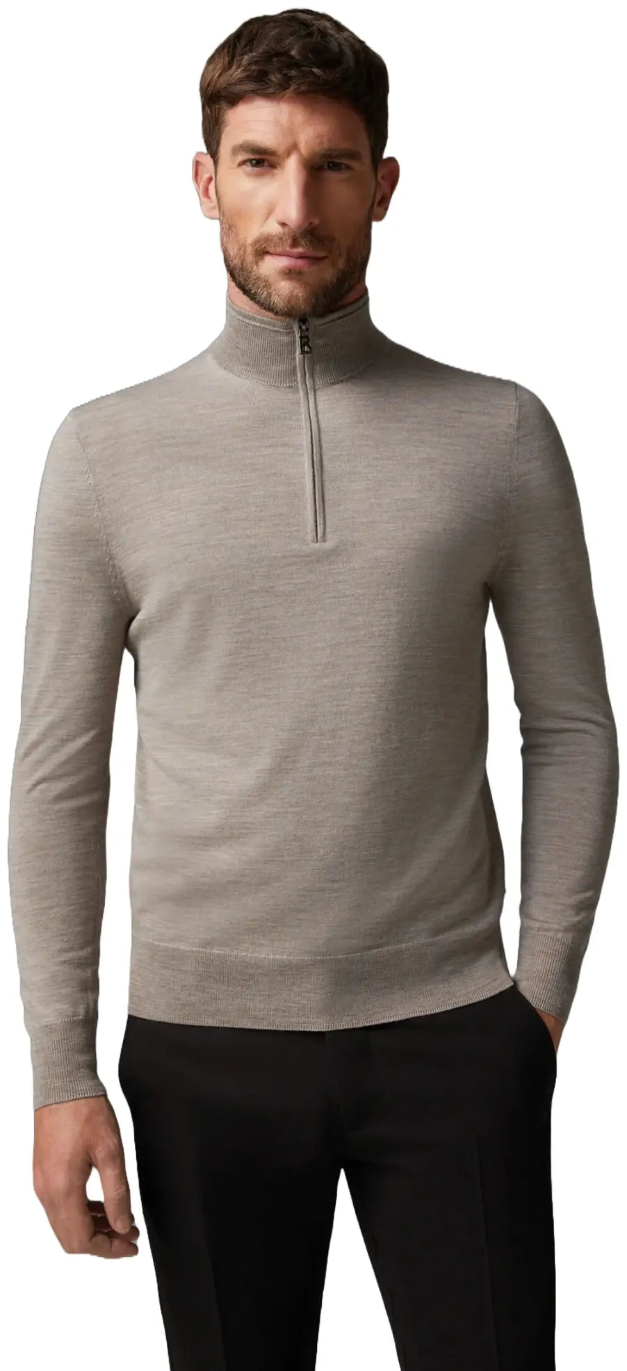 BOGNER MENS JOURI HALF-ZIP PULLOVER (NOMADIC DESERT, L)