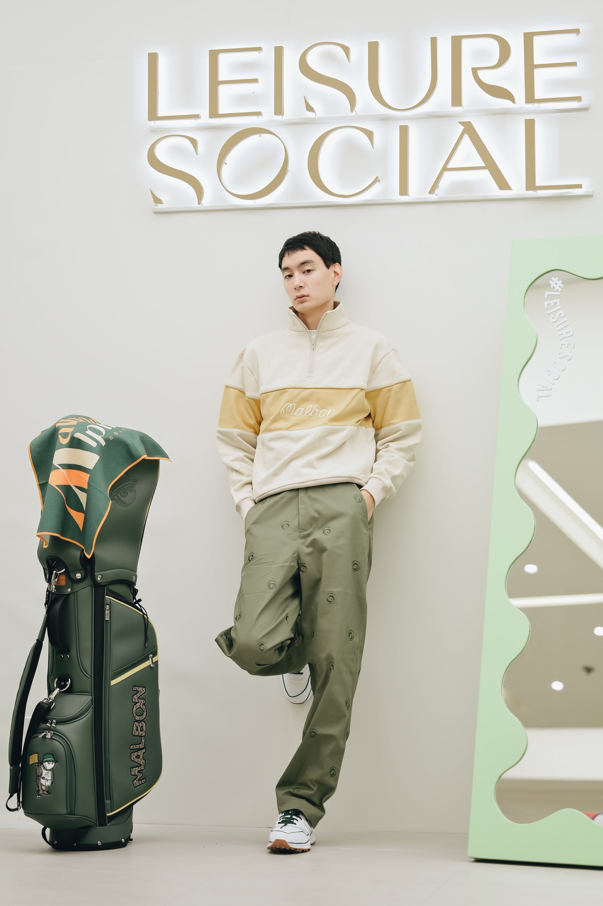 MALBON GOLF COLLEGIATE QUARTER ZIP – Leisure Social