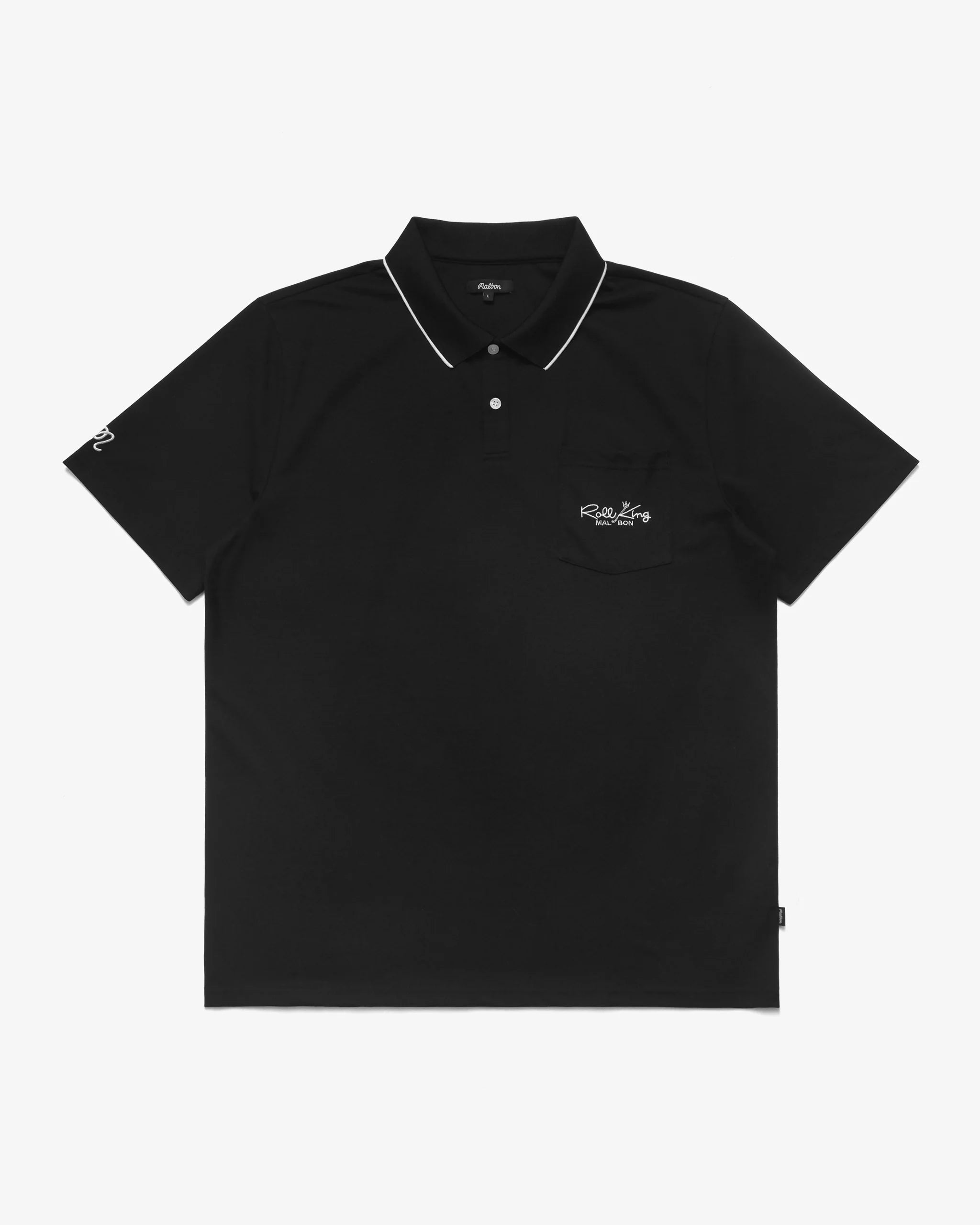 MALBON ROLL KING PERFORMANCE PIQUE POLO