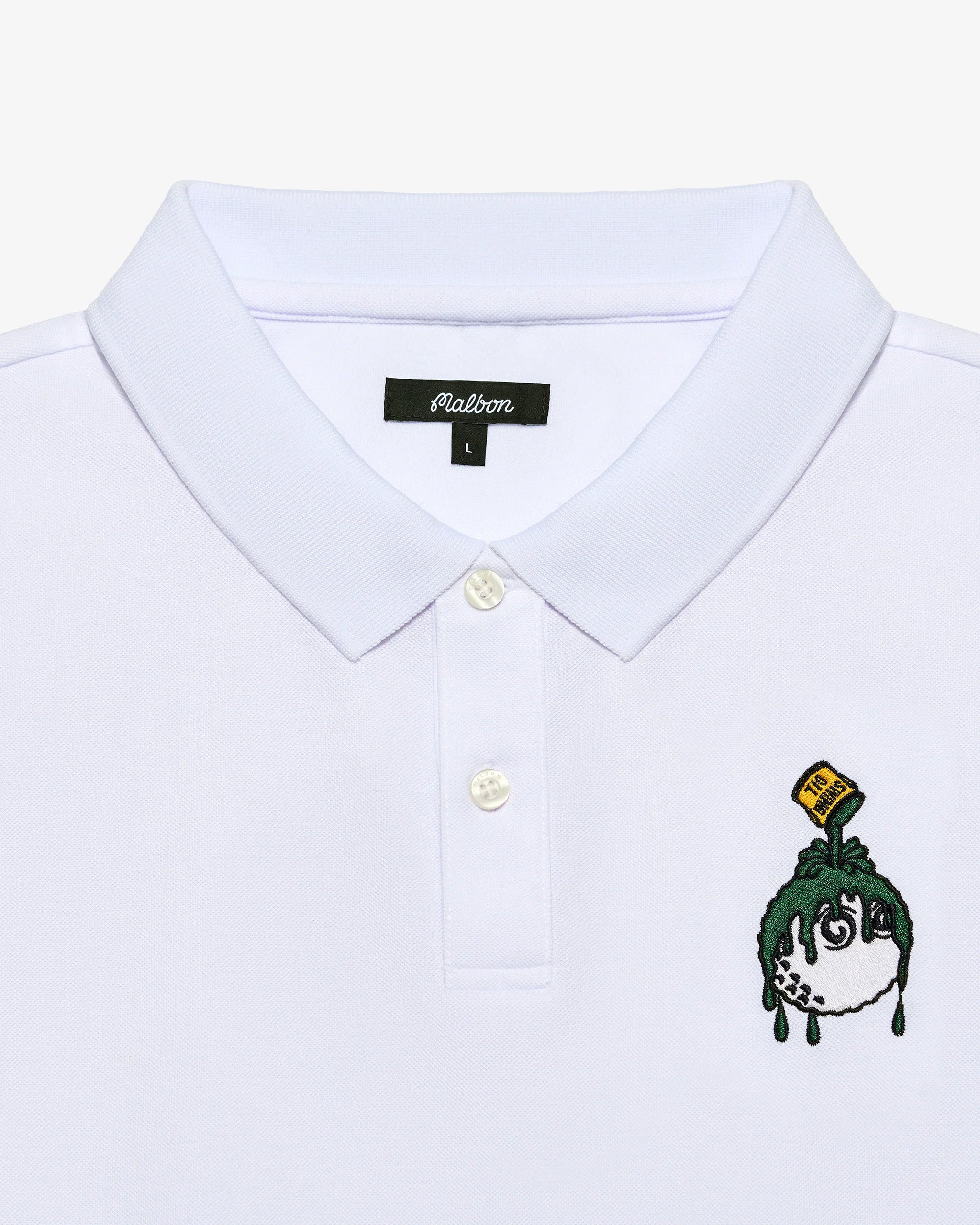 MALBON SWING OIL PERFORMANCE PIQUE POLO