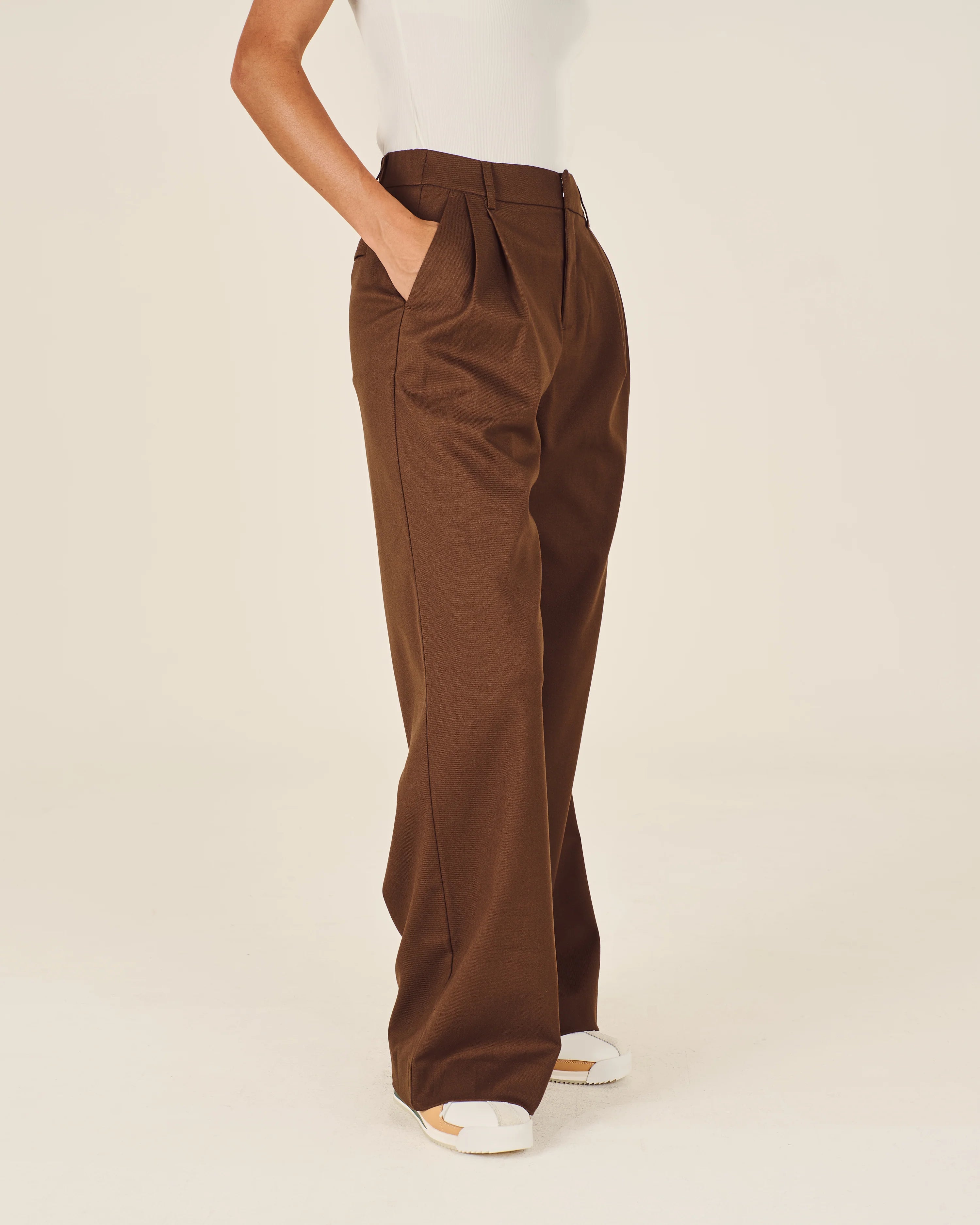 MALBON SKY PANT (BROWN, 0)