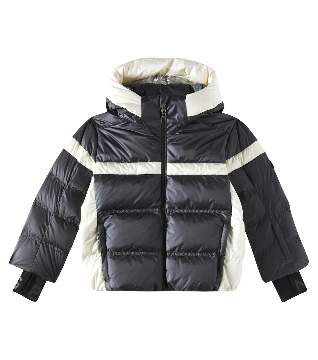 BOGNER BASTI KIDS SKI JACKET (BLACK/BEIGE, S)