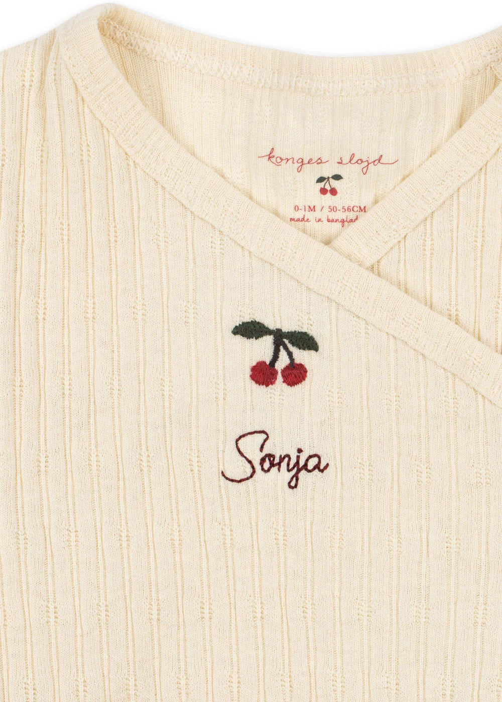 KONGES SLOEJD NIA TAKE-ME-HOME SET GOTS (CHERRY, SIZE 6M)