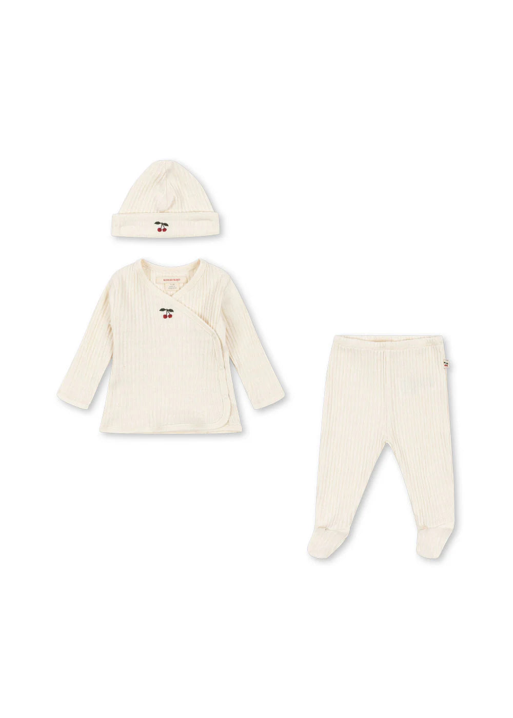 KONGES SLOEJD NIA TAKE-ME-HOME SET GOTS (CHERRY, SIZE 6M)