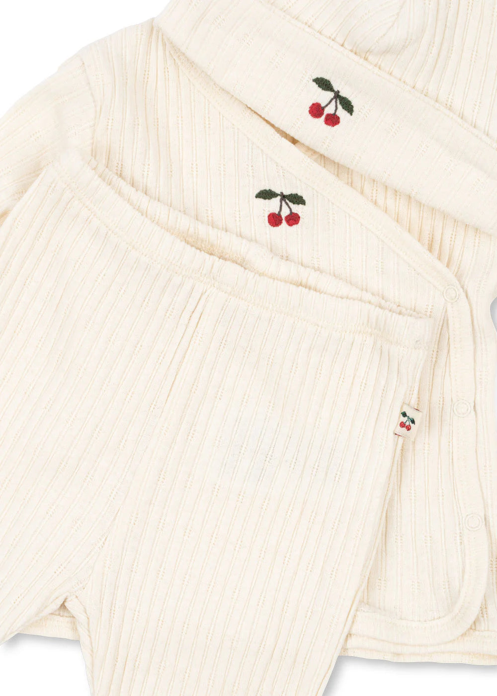 KONGES SLOEJD NIA TAKE-ME-HOME SET GOTS (CHERRY, SIZE 6M)