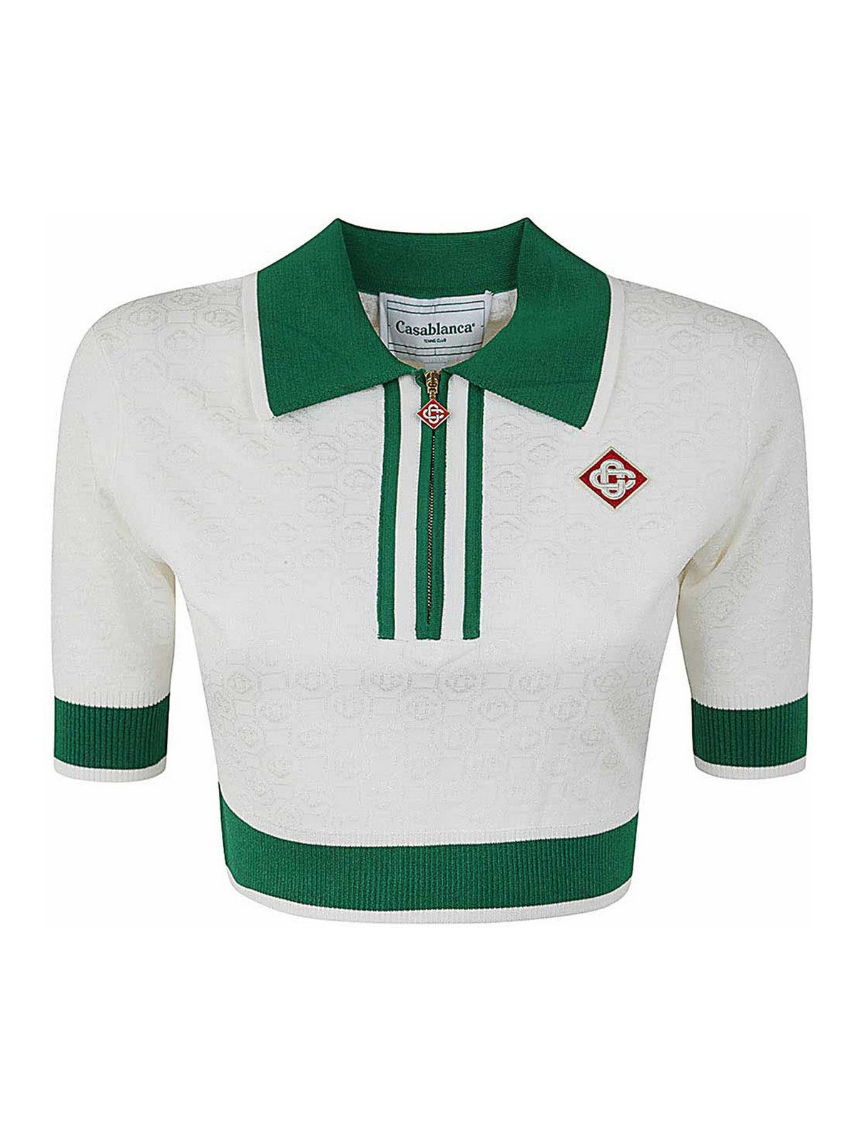 CASABLANCA 3D MONOGRAM POLO