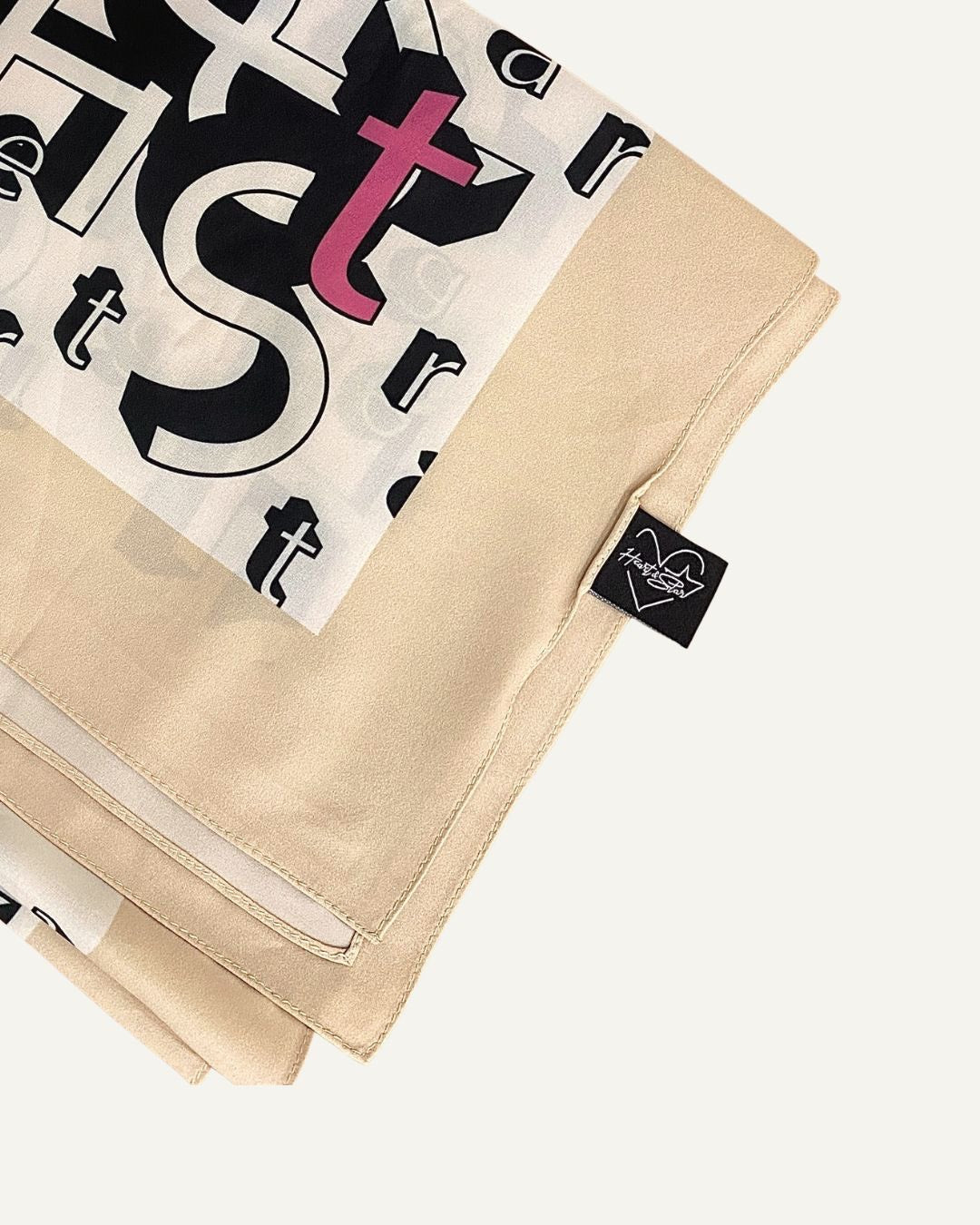 HEART AND STAR H&S LAVISH SCARF