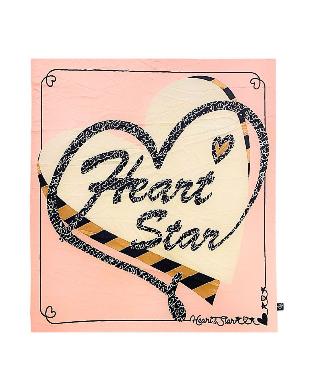 HEART AND STAR SO HEART LAVISH SCART (MULTI, OS)