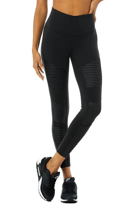 ALO 7/8 HIGH WAIST MOTO LEGGING