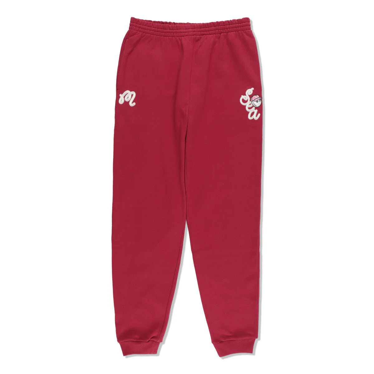 MALBON x WDS SWEAT PANT (BURGUNDY, S)