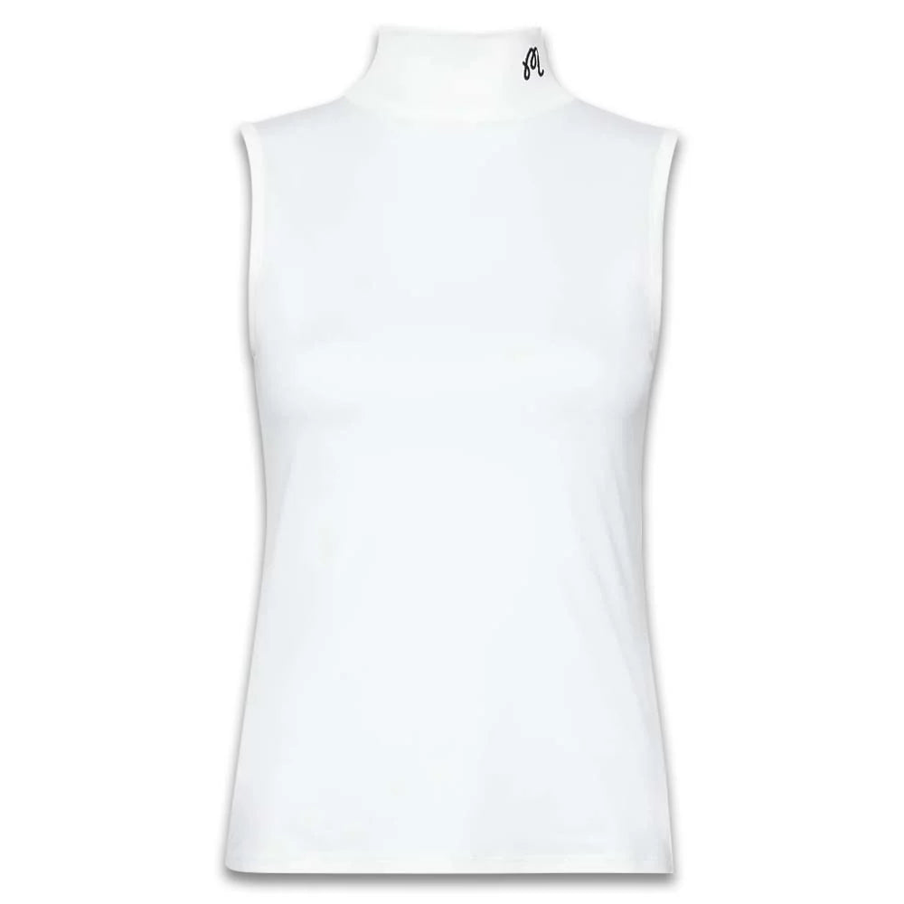 MALBON EVERGREEN MATCH POINT SLEEVELESS MOCKNECK