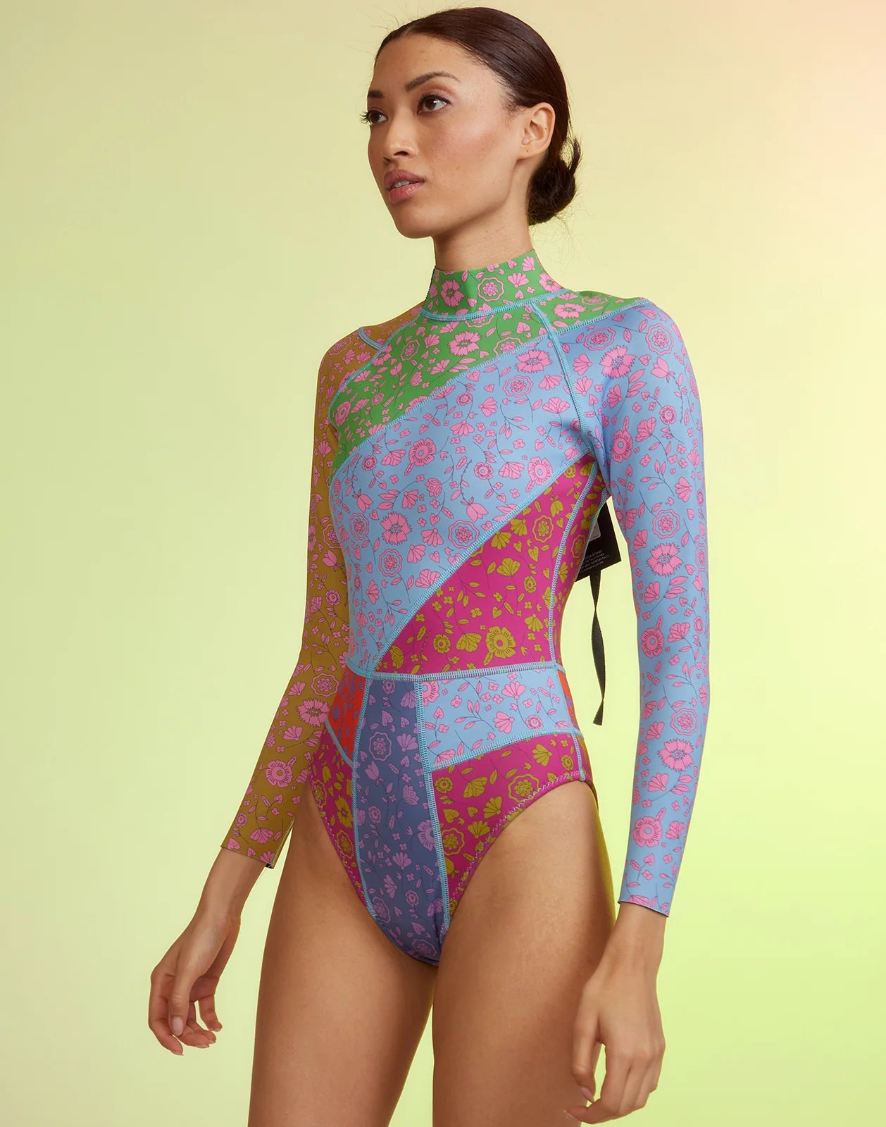 CYNTHIA ROWLEY PATCHWORK WETSUIT