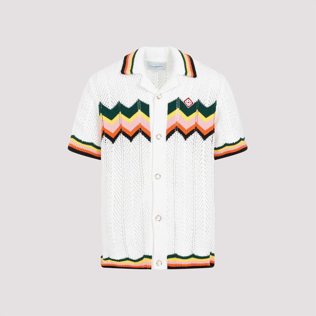 CASABLANCA CHEVRON LACE SHIRT
